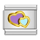 Italian Module Bracelet Color Drip Oil Stamping Pattern DIY Titanium Steel Elastic Splicing Bracelet Accessories Wholesale Italian Module Bracelet Color Drip Oil Stamping Pattern DIY Titanium Steel Elastic Splicing Bracelet Accessories Wholesale