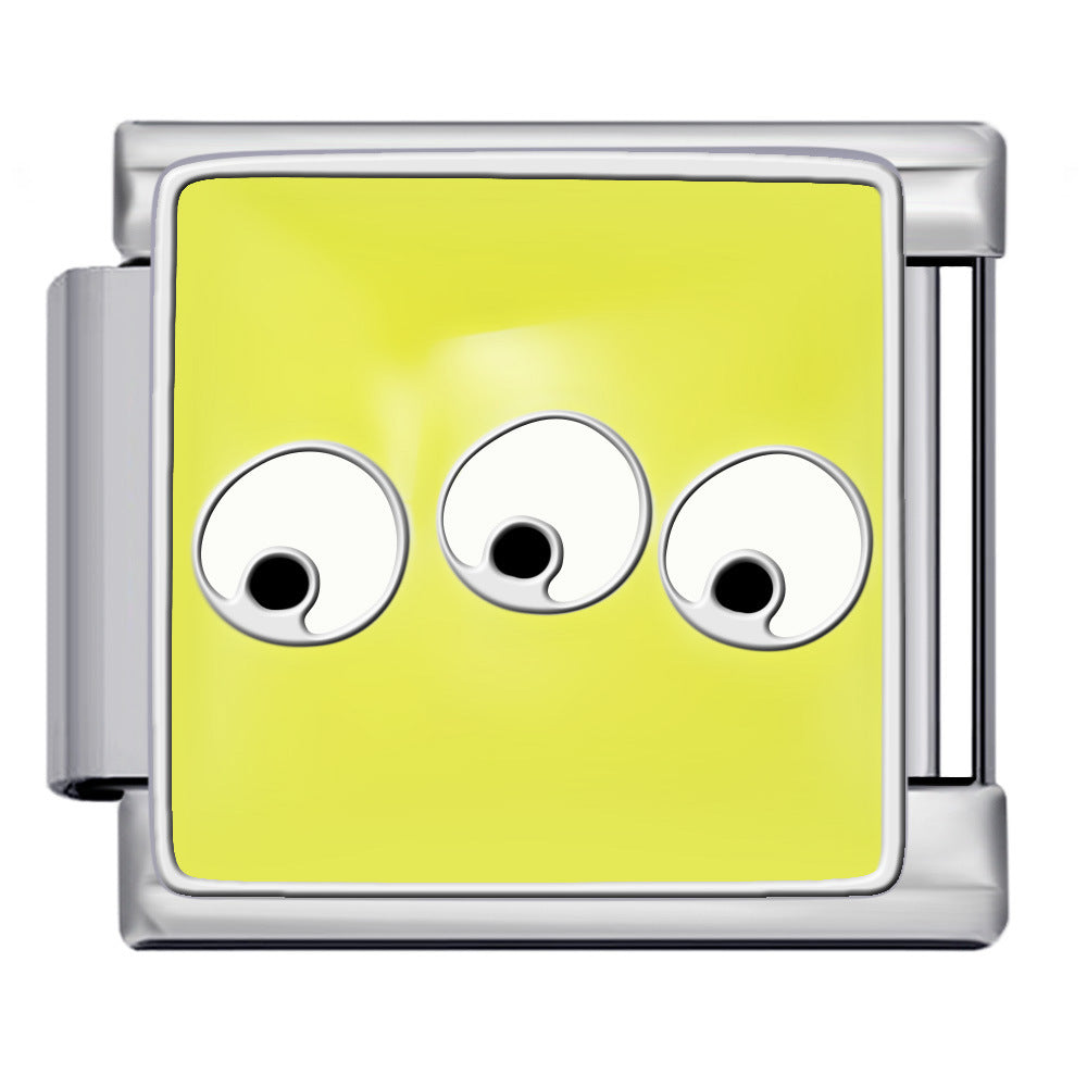 New Titanium Steel Welded Cartoon Italian Modular Bracelet Fashion DIY Stretch Bangle Splice Strap Chain New Titanium Steel Welded Cartoon Italian Modular Bracelet Fashion DIY Stretch Bangle Splice Strap Chain