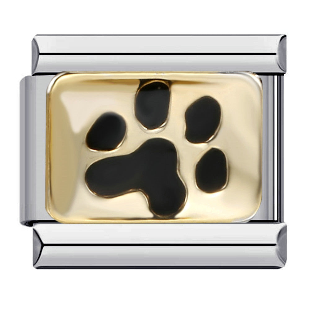 Cute Animal Titanium Steel Gold Plated Italian Charm Bracelet Customizable DIY Jewelry for Women Cute Animal Titanium Steel Gold Plated Italian Charm Bracelet Customizable DIY Jewelry for Women