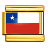 Gold Base World Flag Photo Resin Italian Charm Bracelet DIY Stainless Steel Stretch Watch Band Wristband Gold Base World Flag Photo Resin Italian Charm Bracelet DIY Stainless Steel Stretch Watch Band Wristband