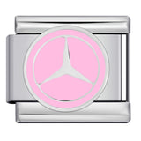 Italian Module Bracelet Automotive Logo Series Titanium Steel Welding Drip Oil DIY Elastic Splicing Table Italian Module Bracelet Automotive Logo Series Titanium Steel Welding Drip Oil DIY Elastic Splicing Table