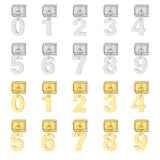 Single Digital Italian Module Bracelet Stainless Steel Hook Pendant DIY Elastic Bracelet Accessory Single Digital Italian Module Bracelet Stainless Steel Hook Pendant DIY Elastic Bracelet Accessory