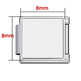 New Photo Empty Base Italian Module Bracelet Round Heart Shaped Titanium Steel DIY Free Splicing Bracelet Accessories New Photo Empty Base Italian Module Bracelet Round Heart Shaped Titanium Steel DIY Free Splicing Bracelet Accessories