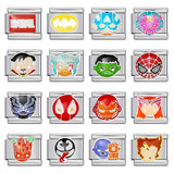 Italian Module Bracelet Anime Cartoon Titanium Steel Welding Gold Plating Drip Oil Pattern DIY Splicing Bracelet Accessories Italian Module Bracelet Anime Cartoon Titanium Steel Welding Gold Plating Drip Oil Pattern DIY Splicing Bracelet Accessories