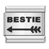 Cross Border Hot Selling Laser Engraving Heart-shaped Series Titanium Steel Handmade DIY Italian Module Bracelet Wholesale Cross Border Hot Selling Laser Engraving Heart-shaped Series Titanium Steel Handmade DIY Italian Module Bracelet Wholesale