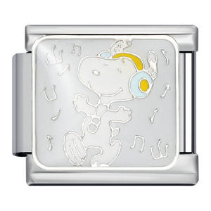 Classic Cartoon Dog DIY Bracelet Stainless Steel Italian Module Bracelet Titanium Steel Welded Drip Oil Strap Chain Classic Cartoon Dog DIY Bracelet Stainless Steel Italian Module Bracelet Titanium Steel Welded Drip Oil Strap Chain