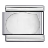 Concave Silver Titanium Steel Stamping Pattern DIY Italian Module Bracelet Italian Charm Bracelet Concave Silver Titanium Steel Stamping Pattern DIY Italian Module Bracelet Italian Charm Bracelet