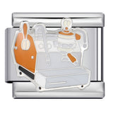 Titanium Steel Gold-plated Drip Welding Pattern DIY Italian Module Bracelet Italian Charm Bracele Titanium Steel Gold-plated Drip Welding Pattern DIY Italian Module Bracelet Italian Charm Bracele