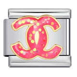 New DIY Italian Modular Bracelet Titanium Steel Gold Plated Welded Pattern Strap Chain Fashion Link Bracelet New DIY Italian Modular Bracelet Titanium Steel Gold Plated Welded Pattern Strap Chain Fashion Link Bracelet