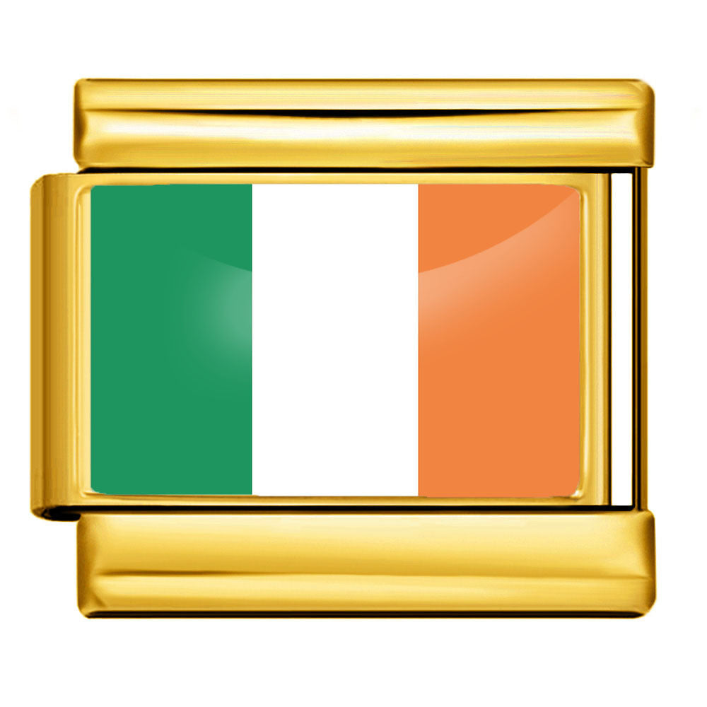 Gold Base World Flag Photo Resin Italian Charm Bracelet DIY Stainless Steel Stretch Watch Band Wristband Gold Base World Flag Photo Resin Italian Charm Bracelet DIY Stainless Steel Stretch Watch Band Wristband