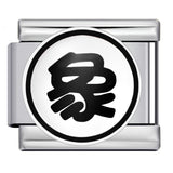 Chess and Card Italian Module Bracelet DIY Titanium Steel Welding Gold Drip Oil Elastic Splicing Bracelet Accessories Chess and Card Italian Module Bracelet DIY Titanium Steel Welding Gold Drip Oil Elastic Splicing Bracelet Accessories