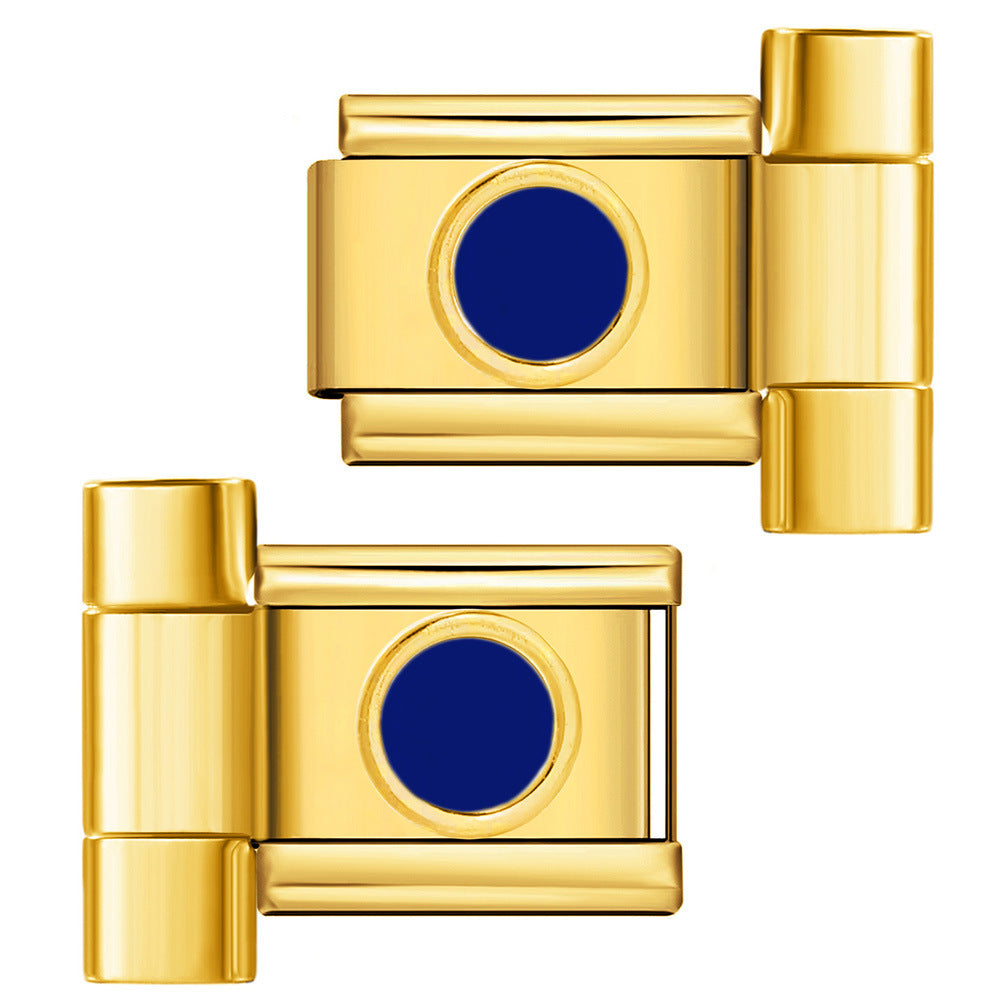 New Oil Drop Pattern DIY Watch with Connector Italian Module Bracelet Assembly and Splicing Bracelet Tool New Oil Drop Pattern DIY Watch with Connector Italian Module Bracelet Assembly and Splicing Bracelet Tool