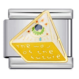 Italian Module Bracelet Devil's Eye Titanium Steel Welding Drip Oil Pattern DIY Elastic Splicing Personalized Strap Chain Italian Module Bracelet Devil's Eye Titanium Steel Welding Drip Oil Pattern DIY Elastic Splicing Personalized Strap Chain