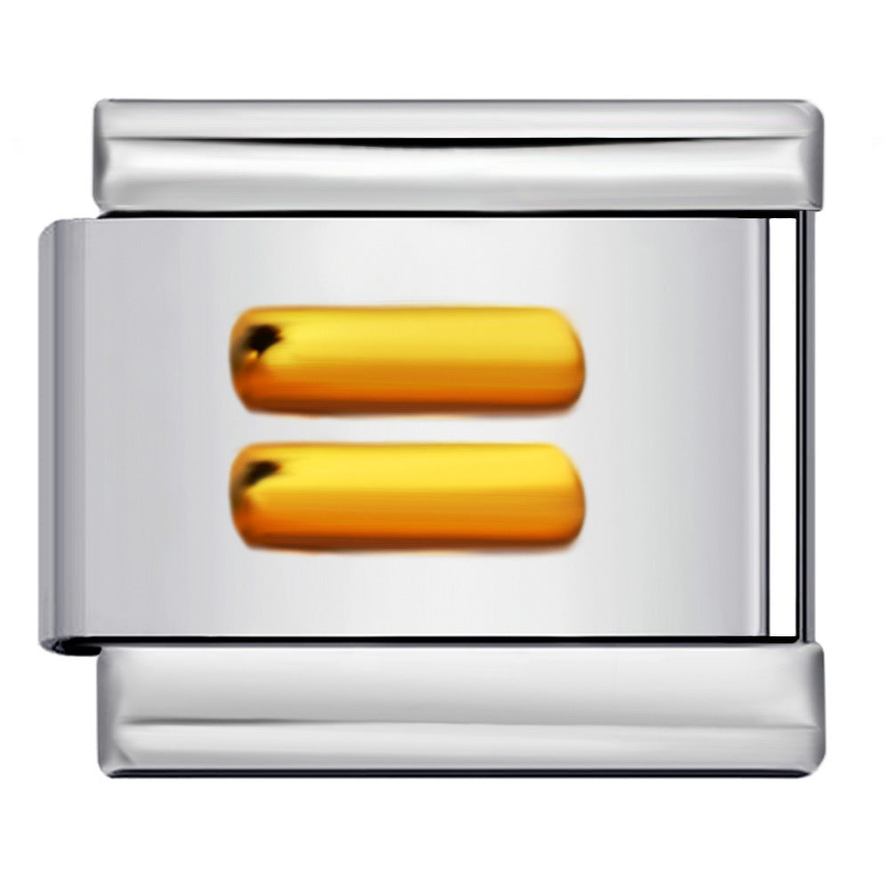 New Digital Symbol Series Italian Module Bracelet Stainless Steel Stamping DIY Elastic Bracelet Accessories Wholesale New Digital Symbol Series Italian Module Bracelet Stainless Steel Stamping DIY Elastic Bracelet Accessories Wholesale