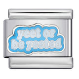 Stainless Steel Welded Gold-Plated Drip Oil DIY Personalized English Elastic Patchwork Bracelet - Italian Module Wholesale Stainless Steel Welded Gold-Plated Drip Oil DIY Personalized English Elastic Patchwork Bracelet - Italian Module Wholesale