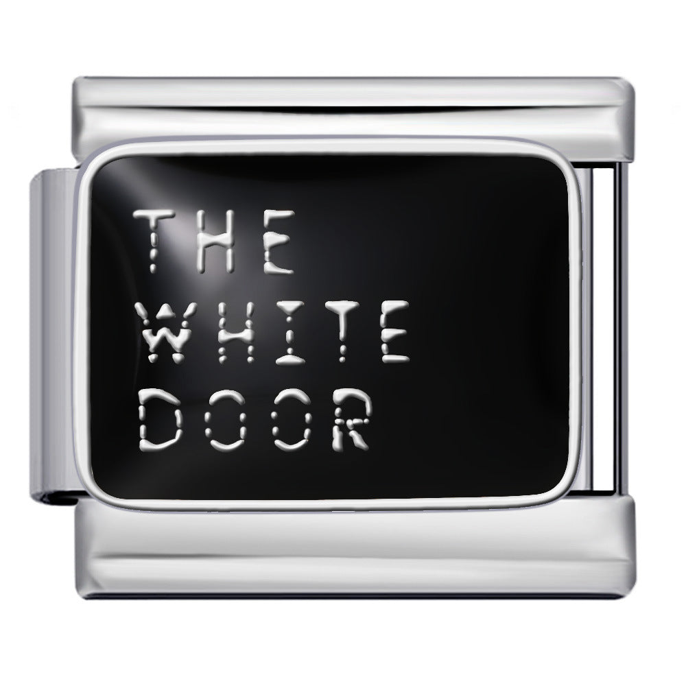 New Nail Art Series Titanium Steel Strap Chain Gold Plated Welding Drip Oil DIY Italian Module Bracelet Accessories Jewelry New Nail Art Series Titanium Steel Strap Chain Gold Plated Welding Drip Oil DIY Italian Module Bracelet Accessories Jewelry