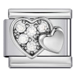 Italian Module Bracelet Gold and Silver with Diamond Pattern DIY Titanium Steel Welding Elastic Personalized Splicing Bracelet Wholesale Italian Module Bracelet Gold and Silver with Diamond Pattern DIY Titanium Steel Welding Elastic Personalized Splicing Bracelet Wholesale