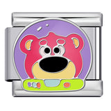 New Titanium Steel Welded Cartoon Italian Modular Bracelet Fashion DIY Stretch Bangle Splice Strap Chain New Titanium Steel Welded Cartoon Italian Modular Bracelet Fashion DIY Stretch Bangle Splice Strap Chain