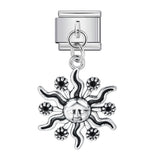 Silver Bottom Cute Pendant Italian Module Bracelet Hook DIY Titanium Steel Micro Inlaid Zircon Elastic Splicing Strap Chain Silver Bottom Cute Pendant Italian Module Bracelet Hook DIY Titanium Steel Micro Inlaid Zircon Elastic Splicing Strap Chain