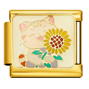 Italian Charm Fashion Stainless Steel Bracelet Gold Silver Welded Drip Oil DIY Modular Jewelry Wholesale Italian Charm Fashion Stainless Steel Bracelet Gold Silver Welded Drip Oil DIY Modular Jewelry Wholesale