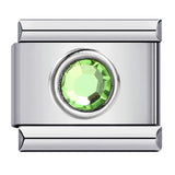 New Circle Colored Stone Italian Module Bracelet Stainless Steel Welding DIY Simple Fashion Bracelet Strap Chain New Circle Colored Stone Italian Module Bracelet Stainless Steel Welding DIY Simple Fashion Bracelet Strap Chain