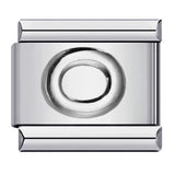 New Stainless Steel Silver Convex English Letter Italian Module Bracelet DIY Elastic Splicing Strap Chain New Stainless Steel Silver Convex English Letter Italian Module Bracelet DIY Elastic Splicing Strap Chain