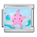 New Marine Biology Titanium Steel Strap Chain Gold Plated Welding Drip Oil DIY Italian Module Bracelet Accessories Wholesale New Marine Biology Titanium Steel Strap Chain Gold Plated Welding Drip Oil DIY Italian Module Bracelet Accessories Wholesale