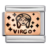 12 Zodiac Sign Italian Modular Bracelet Stainless Steel Gold Plated Enamel DIY Charm Bracelet Jewelry 12 Zodiac Sign Italian Modular Bracelet Stainless Steel Gold Plated Enamel DIY Charm Bracelet Jewelry