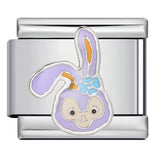 Cross Border Cartoon Animal Series Titanium Steel Welding Drip Oil DIY Bracelet Italian Module Bracelet Accessories Wholesale Cross Border Cartoon Animal Series Titanium Steel Welding Drip Oil DIY Bracelet Italian Module Bracelet Accessories Wholesale