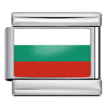 Hot Selling New World Flag Photo Dropper Series Titanium Steel DIY Italian Module Bracelet Accessories Wholesale Hot Selling New World Flag Photo Dropper Series Titanium Steel DIY Italian Module Bracelet Accessories Wholesale