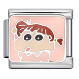 New Cartoon Character Italian Modular Bracelet Stainless Steel Welded DIY Stretch Link Bracelet New Cartoon Character Italian Modular Bracelet Stainless Steel Welded DIY Stretch Link Bracelet