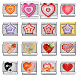 New Love Element Italian Module Bracelet Titanium Steel Gold Plated Drip Oil DIY Welding Pattern Bracelet Accessories New Love Element Italian Module Bracelet Titanium Steel Gold Plated Drip Oil DIY Welding Pattern Bracelet Accessories