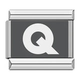 Laser Engraved 26 English Letters Italian Module Bracelet Stainless Steel Bracelet Italian Bracelet Laser Engraved 26 English Letters Italian Module Bracelet Stainless Steel Bracelet Italian Bracelet