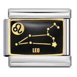 New 12 Constellation Series Italian Module Bracelet Stainless Steel Welding Gold Plating Drip Oil DIY Pattern Bracelet New 12 Constellation Series Italian Module Bracelet Stainless Steel Welding Gold Plating Drip Oil DIY Pattern Bracelet