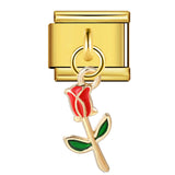 Charm Pendant Hook Style Italian Module Bracelet Titanium Steel Drip Oil Pattern DIY Bracelet Gift for Girls Charm Pendant Hook Style Italian Module Bracelet Titanium Steel Drip Oil Pattern DIY Bracelet Gift for Girls