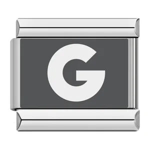 Laser Engraved 26 English Letters Italian Module Bracelet Stainless Steel Bracelet Italian Bracelet Laser Engraved 26 English Letters Italian Module Bracelet Stainless Steel Bracelet Italian Bracelet