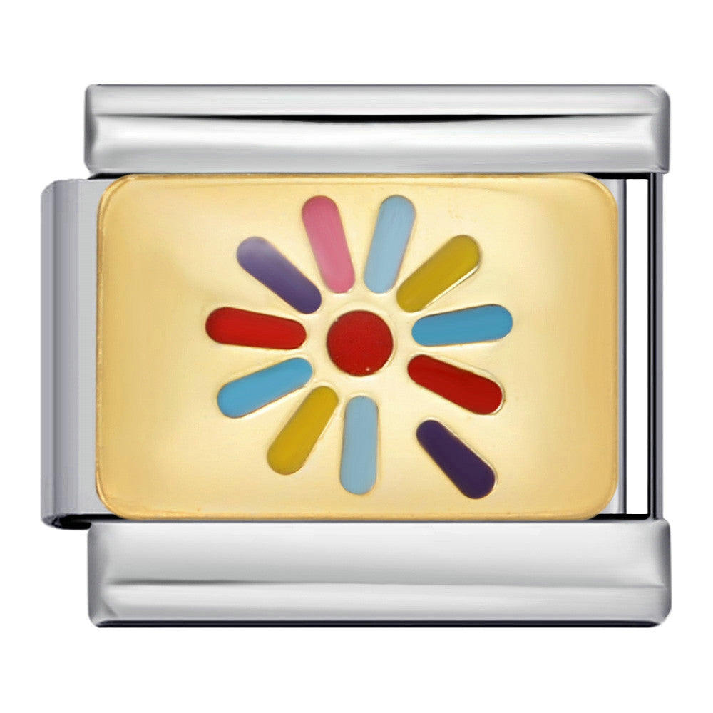 Good Mood Italian Module Bracelet DIY Welding Drip Oil Bracelet Elastic Splicing Stainless Steel Strap Chain Good Mood Italian Module Bracelet DIY Welding Drip Oil Bracelet Elastic Splicing Stainless Steel Strap Chain