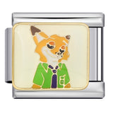 European and American Anime Italian Module Bracelet Stainless Steel Welding Gold Plating Drip Oil Cartoon DIY Elastic Splicing Bracelet European and American Anime Italian Module Bracelet Stainless Steel Welding Gold Plating Drip Oil Cartoon DIY Elastic Splicing Bracelet