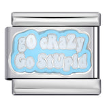 Italian Module Bracelet Fashion Drip Oil Titanium Steel Bracelet DIY Strap Chain Children's Toy Gift Wholesale Italian Module Bracelet Fashion Drip Oil Titanium Steel Bracelet DIY Strap Chain Children's Toy Gift Wholesale