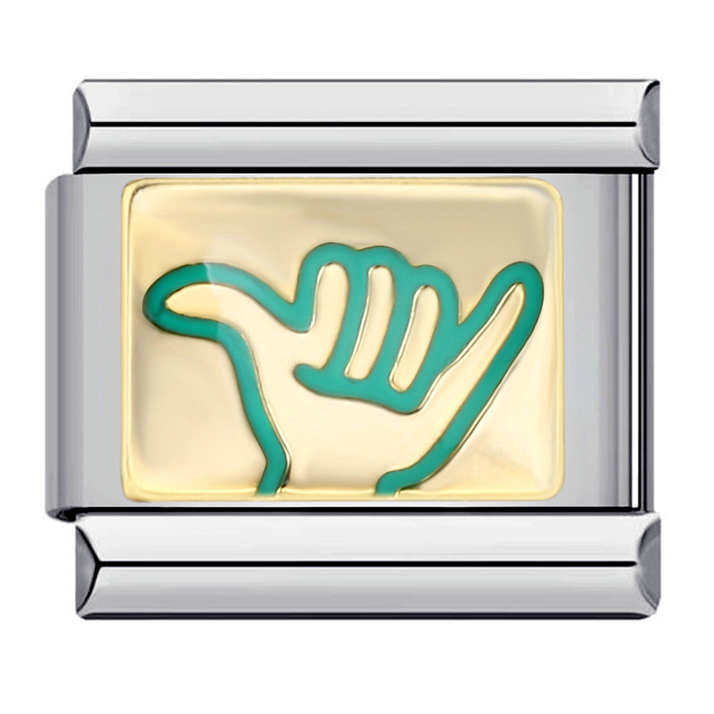 New Chess and Card Entertainment Stainless Steel Italian Module Bracelet Gold Plated Drip Oil Personalized DIY Welding Bracelet Wholesale New Chess and Card Entertainment Stainless Steel Italian Module Bracelet Gold Plated Drip Oil Personalized DIY Welding Bracelet Wholesale