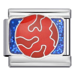 Space Planet Italy Module Bracelet Stainless Steel Welding Drip Oil Pattern DIY Elastic Personalized Bracelet Space Planet Italy Module Bracelet Stainless Steel Welding Drip Oil Pattern DIY Elastic Personalized Bracelet