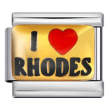 New Italian Module Bracelet Stainless Steel Welding Drip Oil Personalized English DIY Bracelet Accessories Wholesale New Italian Module Bracelet Stainless Steel Welding Drip Oil Personalized English DIY Bracelet Accessories Wholesale