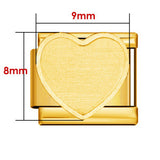 New Photo Empty Base Italian Module Bracelet Round Heart Shaped Titanium Steel DIY Free Splicing Bracelet Accessories New Photo Empty Base Italian Module Bracelet Round Heart Shaped Titanium Steel DIY Free Splicing Bracelet Accessories