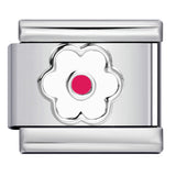 Color Drip Oil Petal Stamping Series DIY Italian Module Bracelet Titanium Steel Gold Plated Elastic Splicing Bracelet Color Drip Oil Petal Stamping Series DIY Italian Module Bracelet Titanium Steel Gold Plated Elastic Splicing Bracelet