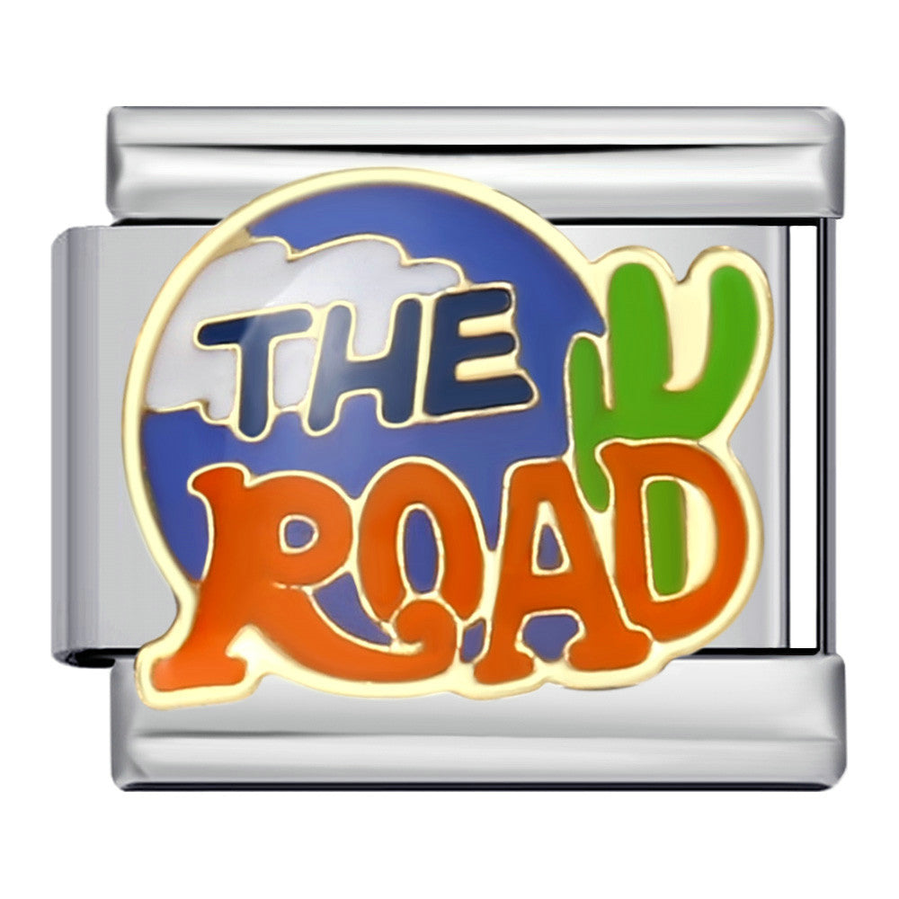 American Cultural Elements Italian Modular Bracelet Titanium Steel Welded Drip Oil Bracelet American Cultural Elements Italian Modular Bracelet Titanium Steel Welded Drip Oil Bracelet