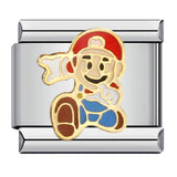 Classic Cartoon Character Italian Module Bracelet Titanium Steel Gold Plated Drip Oil DIY Welding Pattern Bracelet Classic Cartoon Character Italian Module Bracelet Titanium Steel Gold Plated Drip Oil DIY Welding Pattern Bracelet