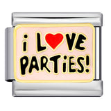 New Italian Module Bracelet Stainless Steel Welding Drip Oil Personalized English DIY Bracelet Accessories Wholesale New Italian Module Bracelet Stainless Steel Welding Drip Oil Personalized English DIY Bracelet Accessories Wholesale