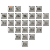 New Stainless Steel Date Italian Module Bracelet Laser Engraved Bracelet Italian Bracelet New Stainless Steel Date Italian Module Bracelet Laser Engraved Bracelet Italian Bracelet