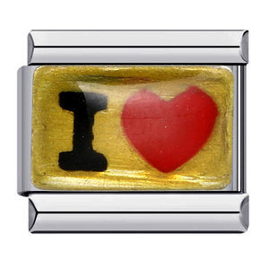 Gold Bottom English Love Italian Module Bracelet Stainless Steel Welding Gold Plating Drip Oil DIY Elastic Bracelet Gold Bottom English Love Italian Module Bracelet Stainless Steel Welding Gold Plating Drip Oil DIY Elastic Bracelet