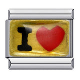 Gold Bottom English Love Italian Module Bracelet Stainless Steel Welding Gold Plating Drip Oil DIY Elastic Bracelet Gold Bottom English Love Italian Module Bracelet Stainless Steel Welding Gold Plating Drip Oil DIY Elastic Bracelet